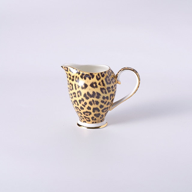 Leopard Print Bone China Porcelain Set