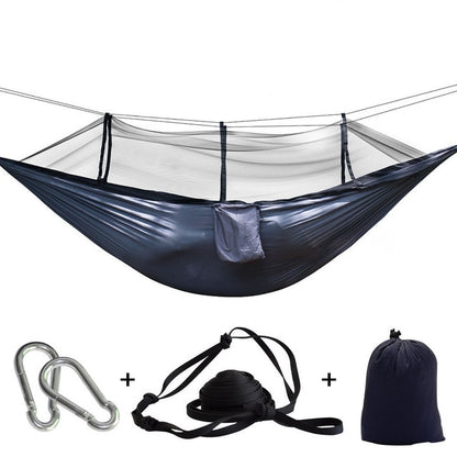 ULTRALIGHT TRAVEL HAMMOCK WITH MOSQUITO NET