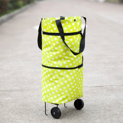 Folding Shopping Bag with Wheels