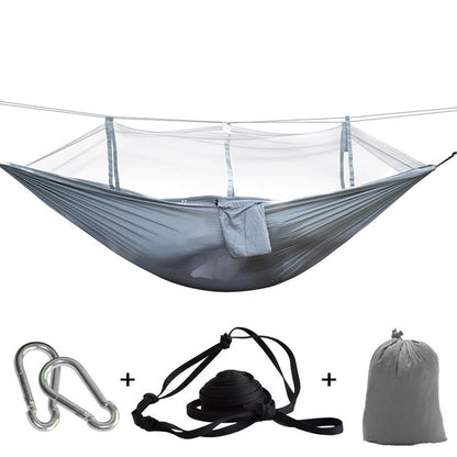 ULTRALIGHT TRAVEL HAMMOCK WITH MOSQUITO NET