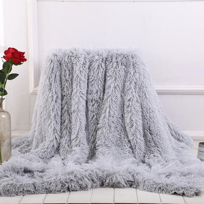 Super Soft Shaggy Faux Fur Blanket