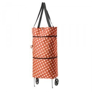 Folding Shopping Bag with Wheels