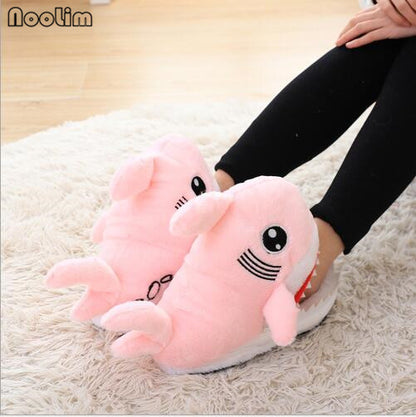 Shark Plush Slippers