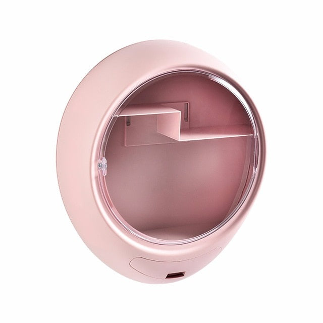 Wall Mounted Cosmetic Makeup Storage