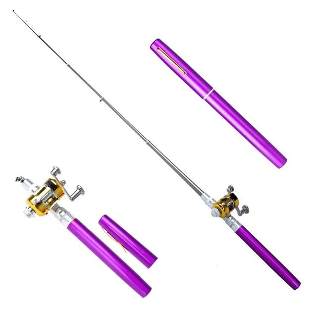 Traveling Portable Pocket Pen Fishing Pole