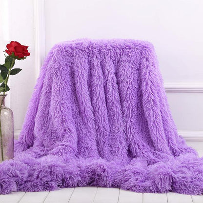 Super Soft Shaggy Faux Fur Blanket