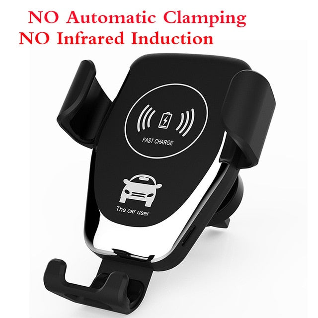 Wireless Automatic Sensor Car Phone Holder Charger