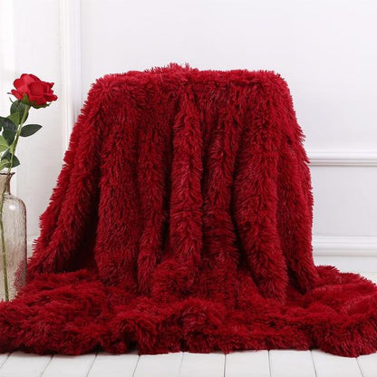 Super Soft Shaggy Faux Fur Blanket