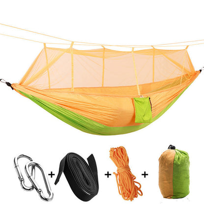 ULTRALIGHT TRAVEL HAMMOCK WITH MOSQUITO NET